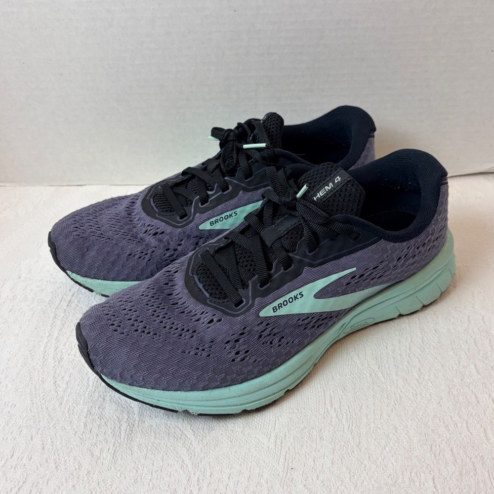 Brooks Anthem 4 Athletic Lace Up Running Shoe Womens Sz 10 1203401B473 Blue Aqua